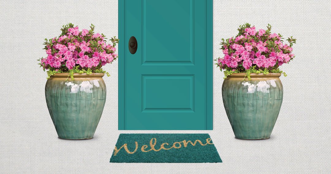 Your Front Porch is a Canvas - Turquoise & Pink